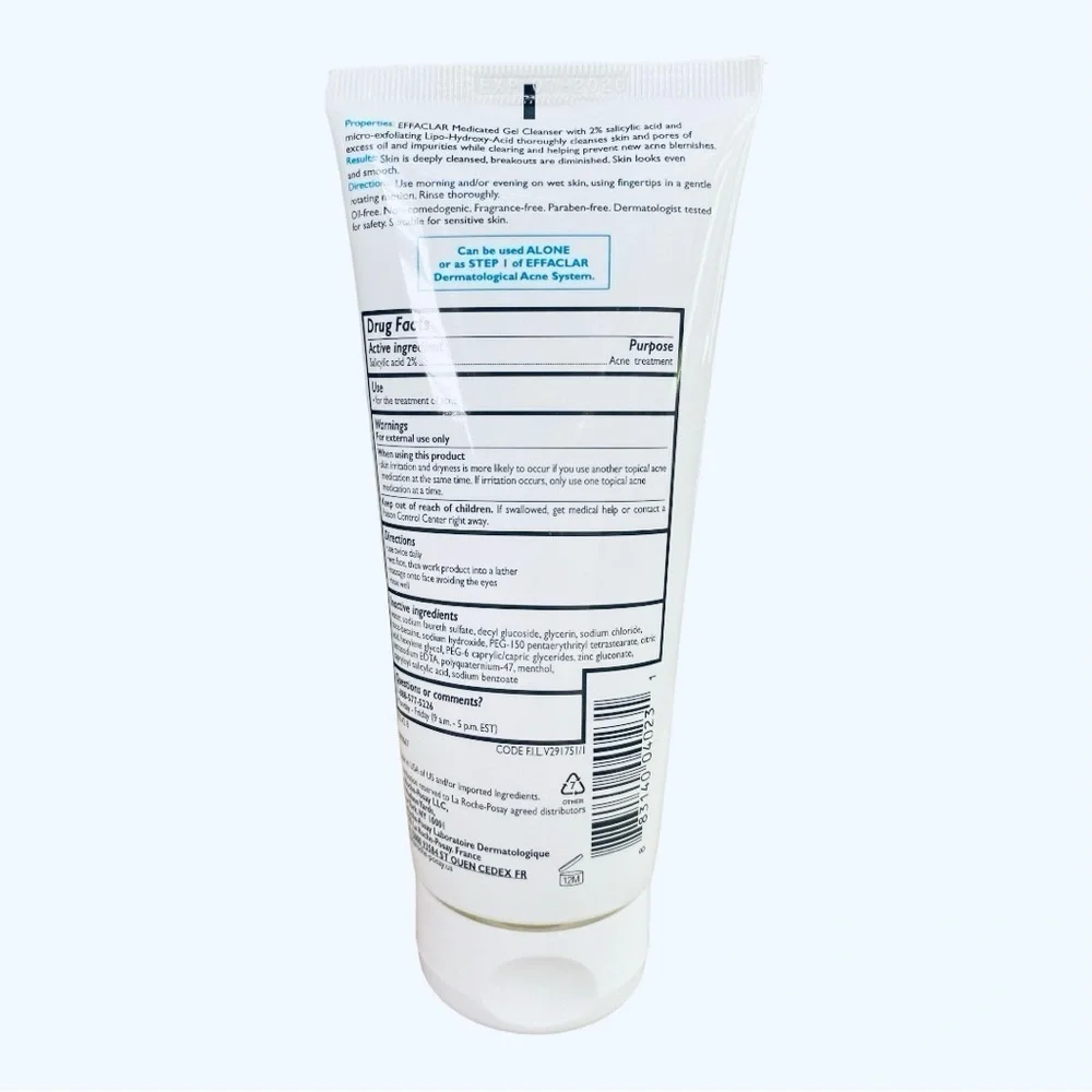 La Roche-Posay Effaclar Medicated Cleanser for Acne Prone Skin
